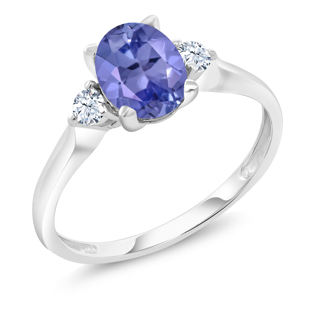 Tanzanite - December_6_Ring in 10K White Gold