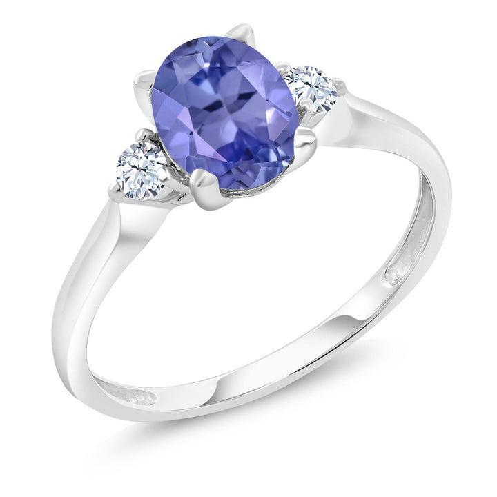 Tanzanite - December_6_Ring in 10K White Gold