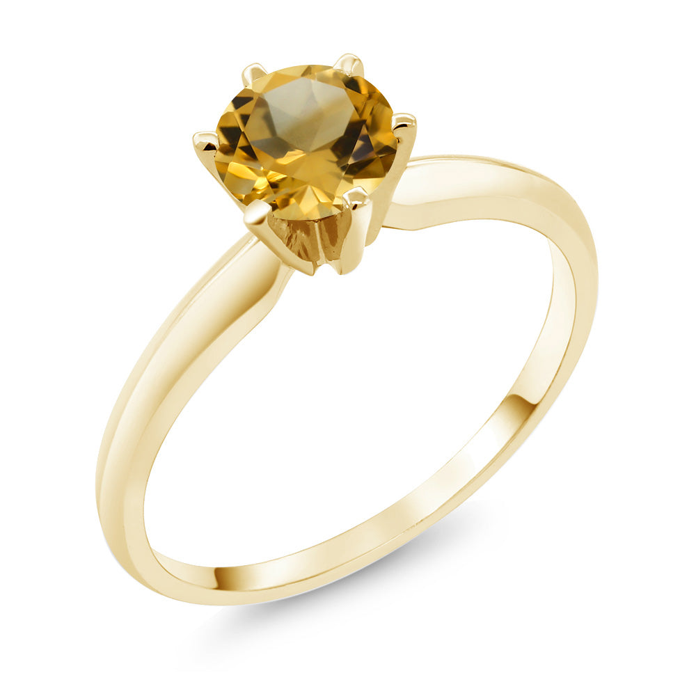 Citrine - November_5_Ring in 14K Yellow Gold