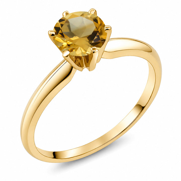 Citrine - November_5_Ring in 14K Yellow Gold