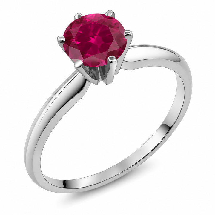 Created Ruby - July_5_Ring in 14K White Gold