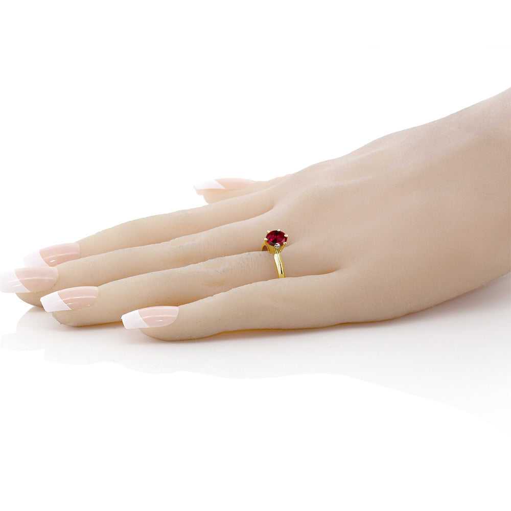 Created Ruby_Ring in 14K Yellow Gold