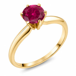 Created Ruby_Ring in 14K Yellow Gold