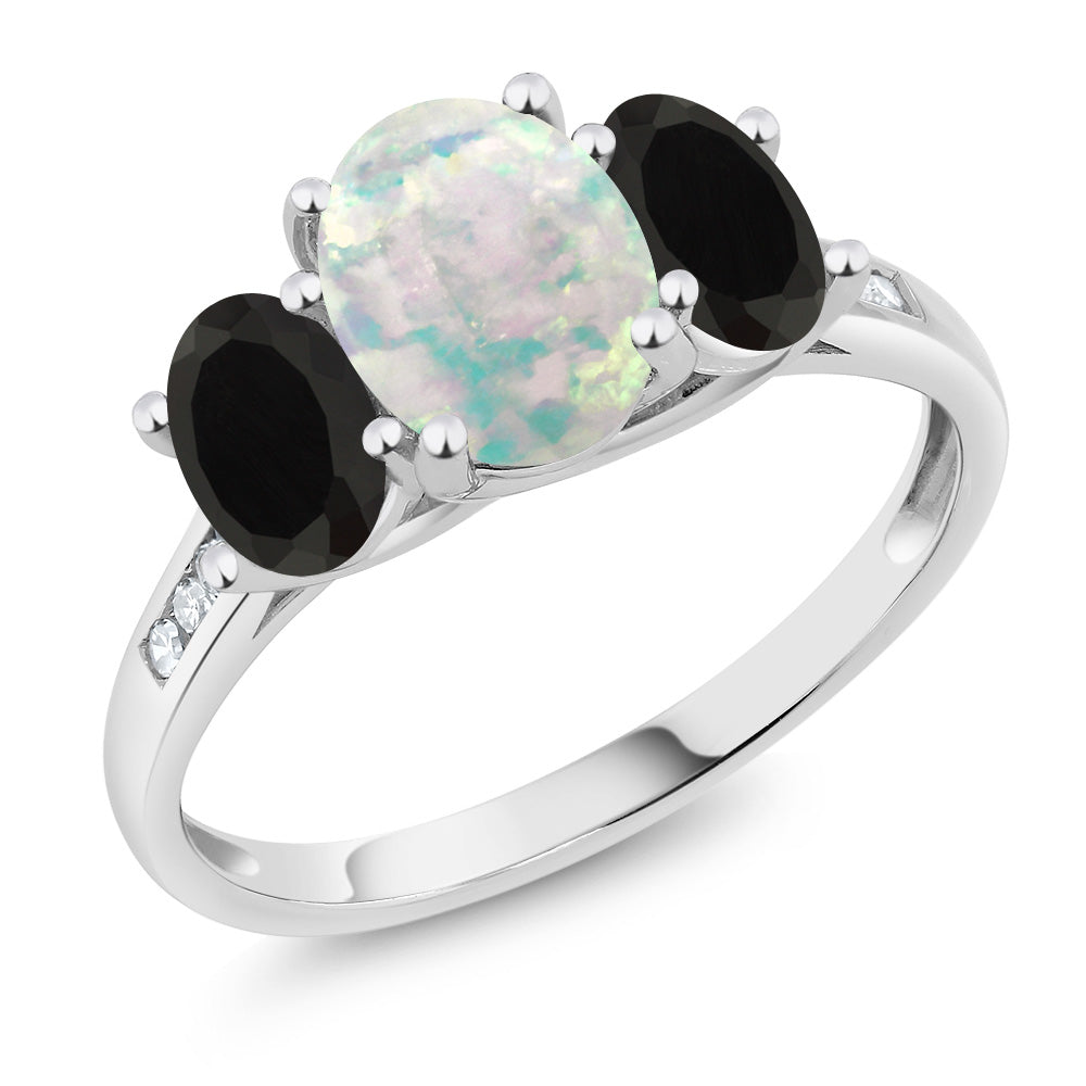 Onyx - December_9_Ring in 10K White Gold