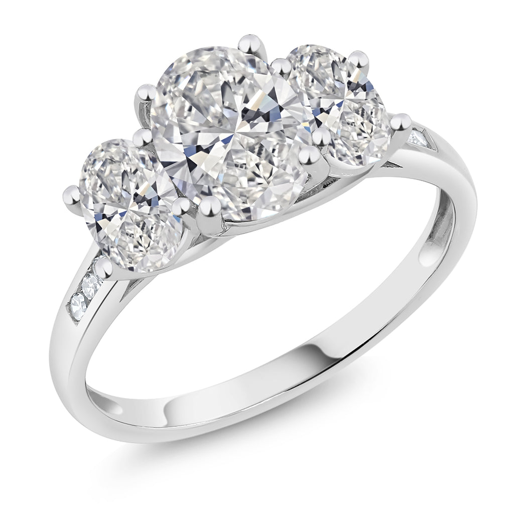 White Lab Grown Diamond - April_9_Ring in 10K White Gold