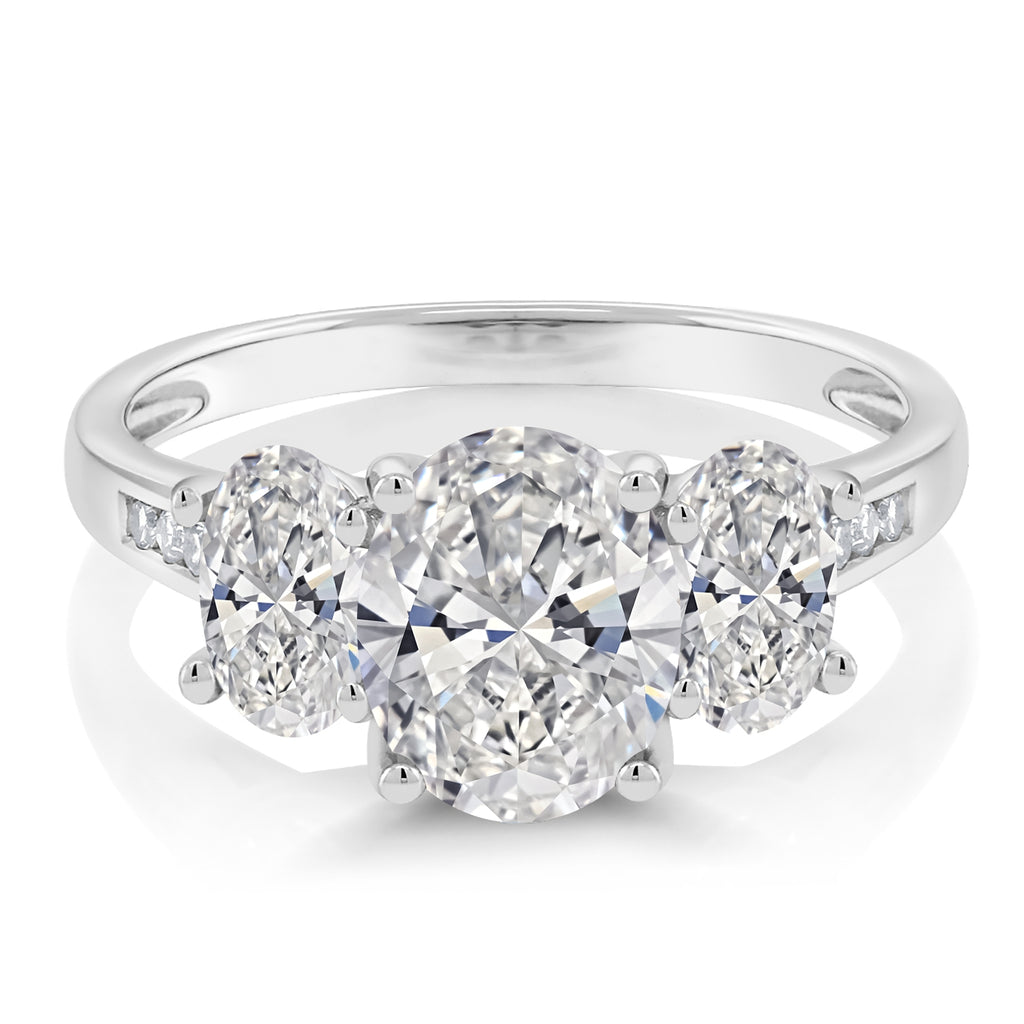 Lab Grown Diamond_5_Ring in 10K White Gold