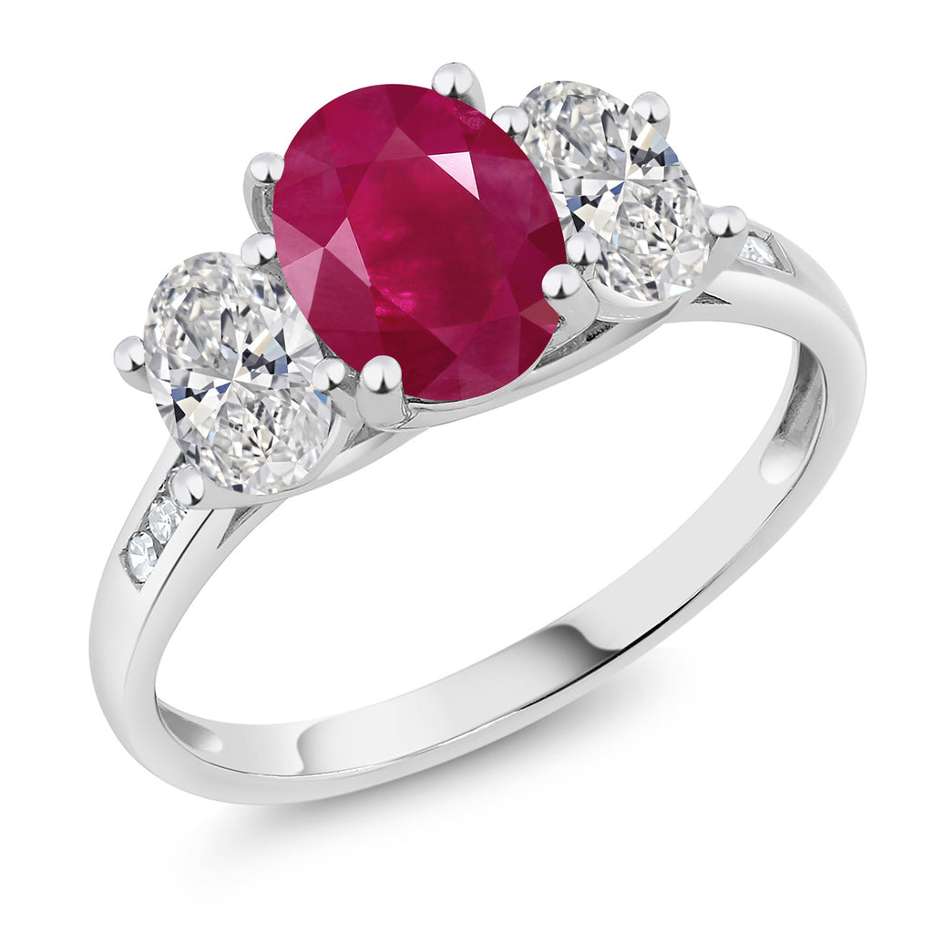 Ruby - July_8_Ring in 10K White Gold
