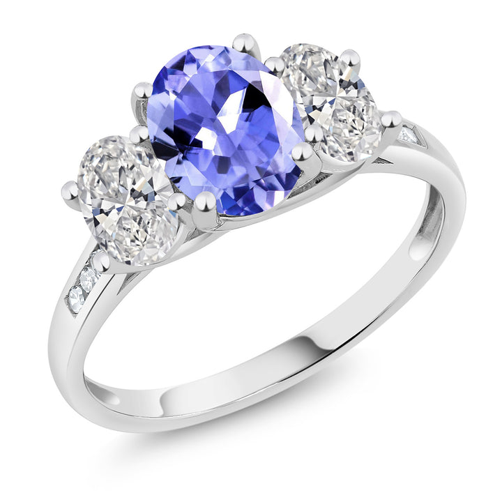 Tanzanite - December_5_Ring in 10K White Gold