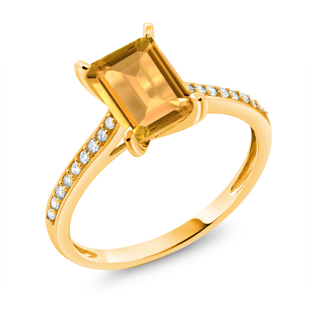 Citrine - November_5_Ring in 10K Yellow Gold