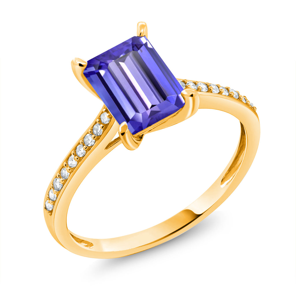 Tanzanite - December_8_Ring in 10K Yellow Gold