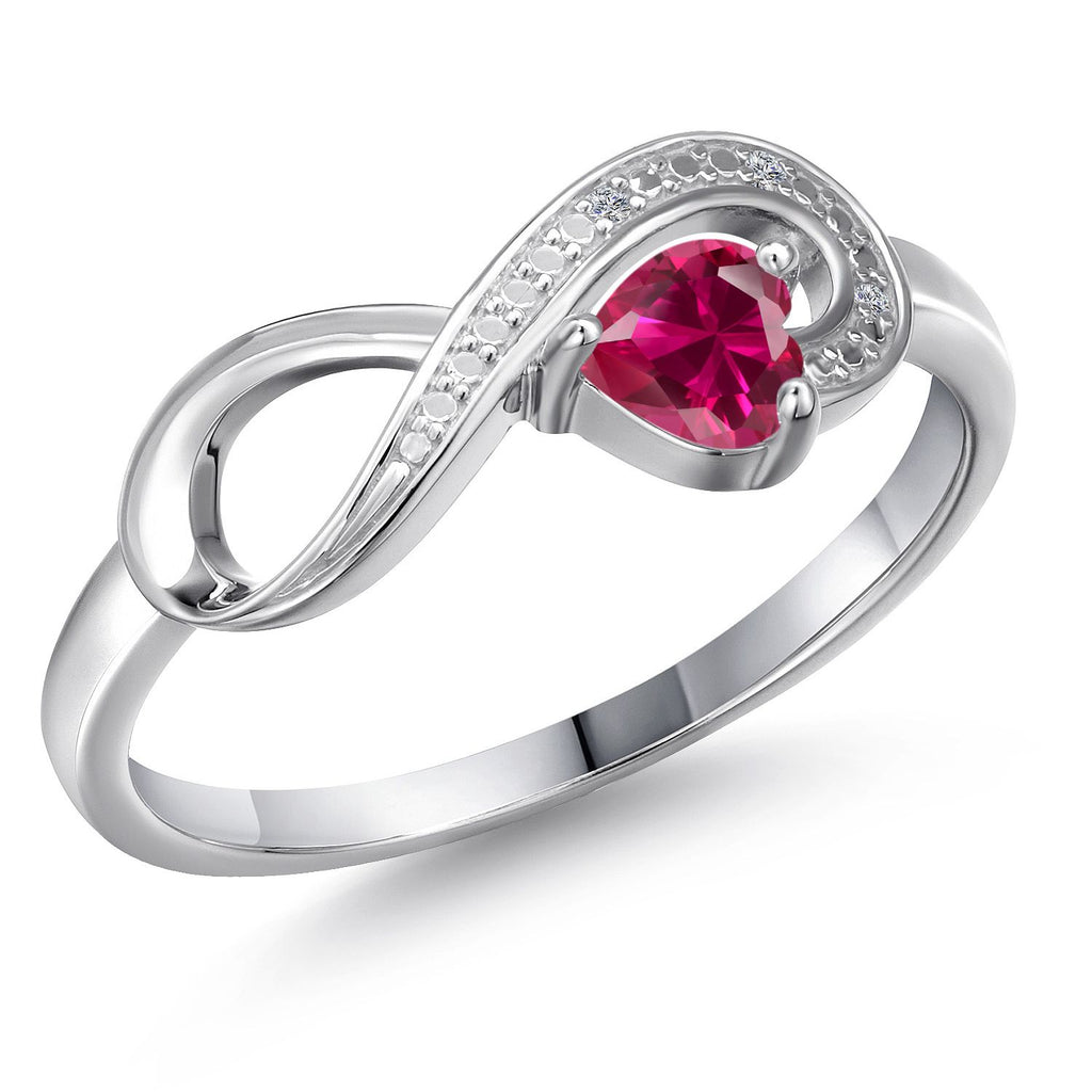 Created Ruby - July_5_Ring in 10K White Gold