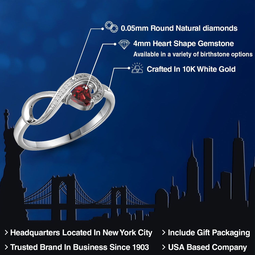 Ring in 10K White Gold