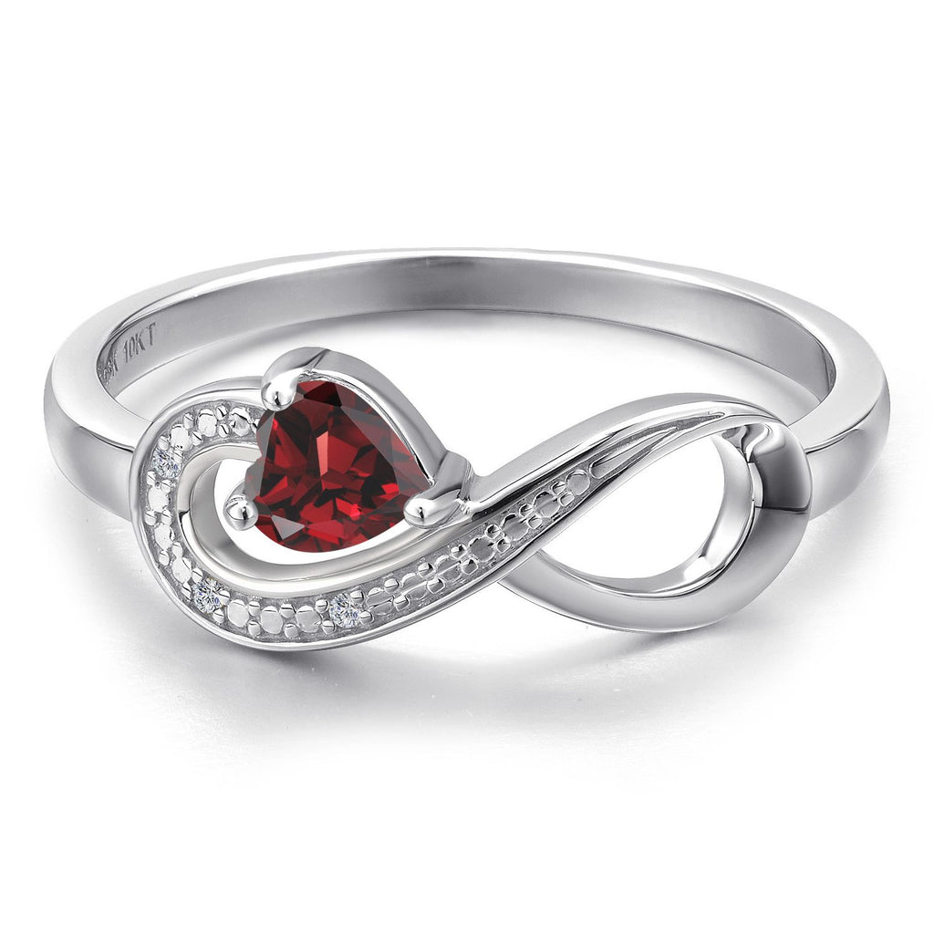 Ring in 10K White Gold