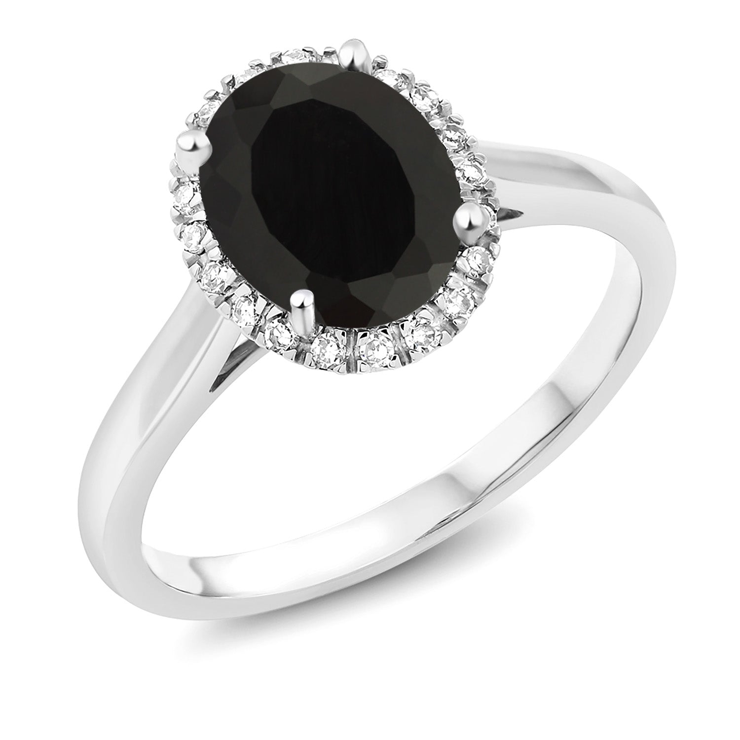 Onyx - December_7_Ring in 10K White Gold