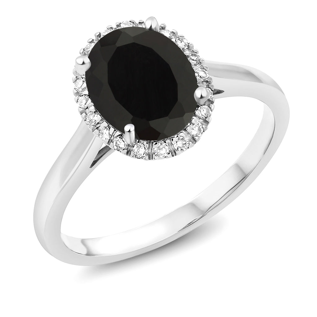 Onyx - December_8.5_Ring in 10K White Gold