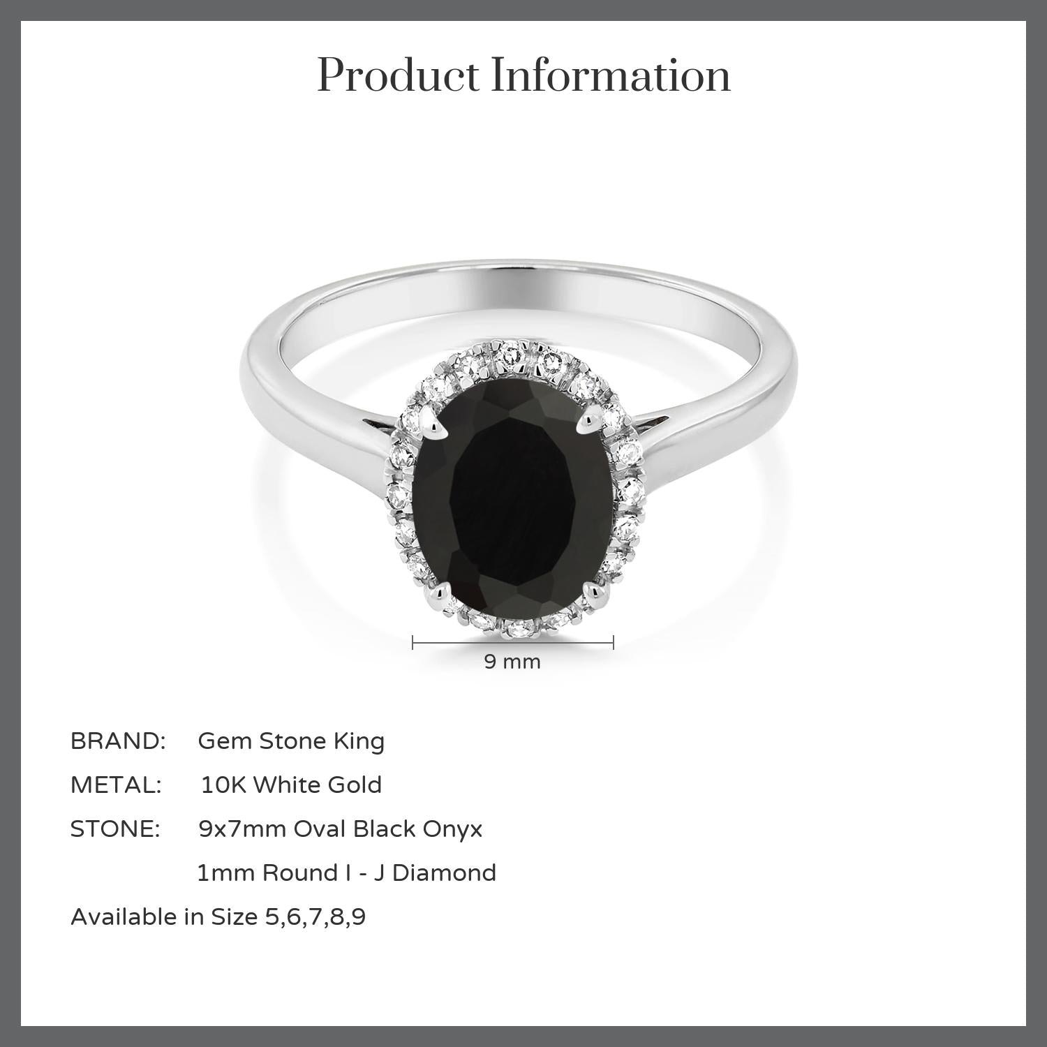 Onyx - December_7_Ring in 10K White Gold