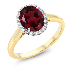Rhodolite Garnet_7_Ring in 10K Yellow Gold