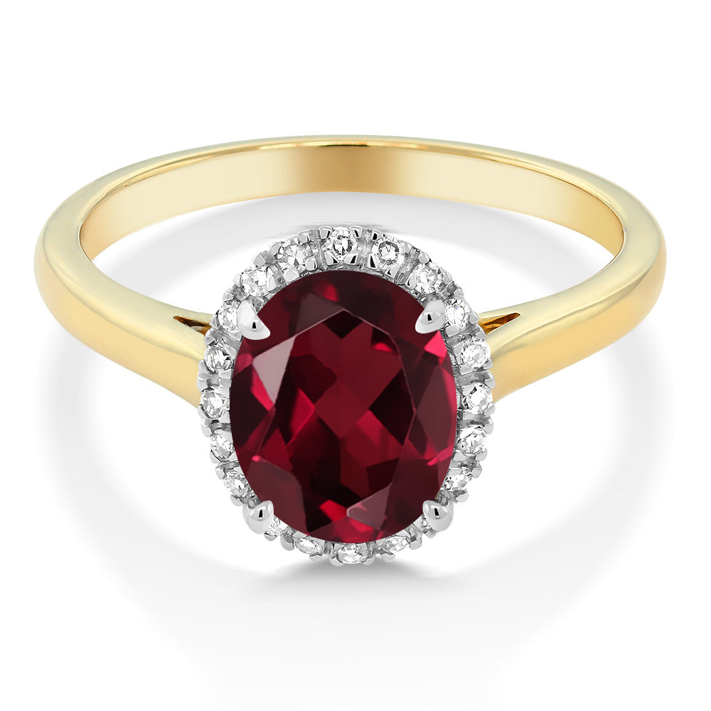 Rhodolite Garnet_7_Ring in 10K Yellow Gold