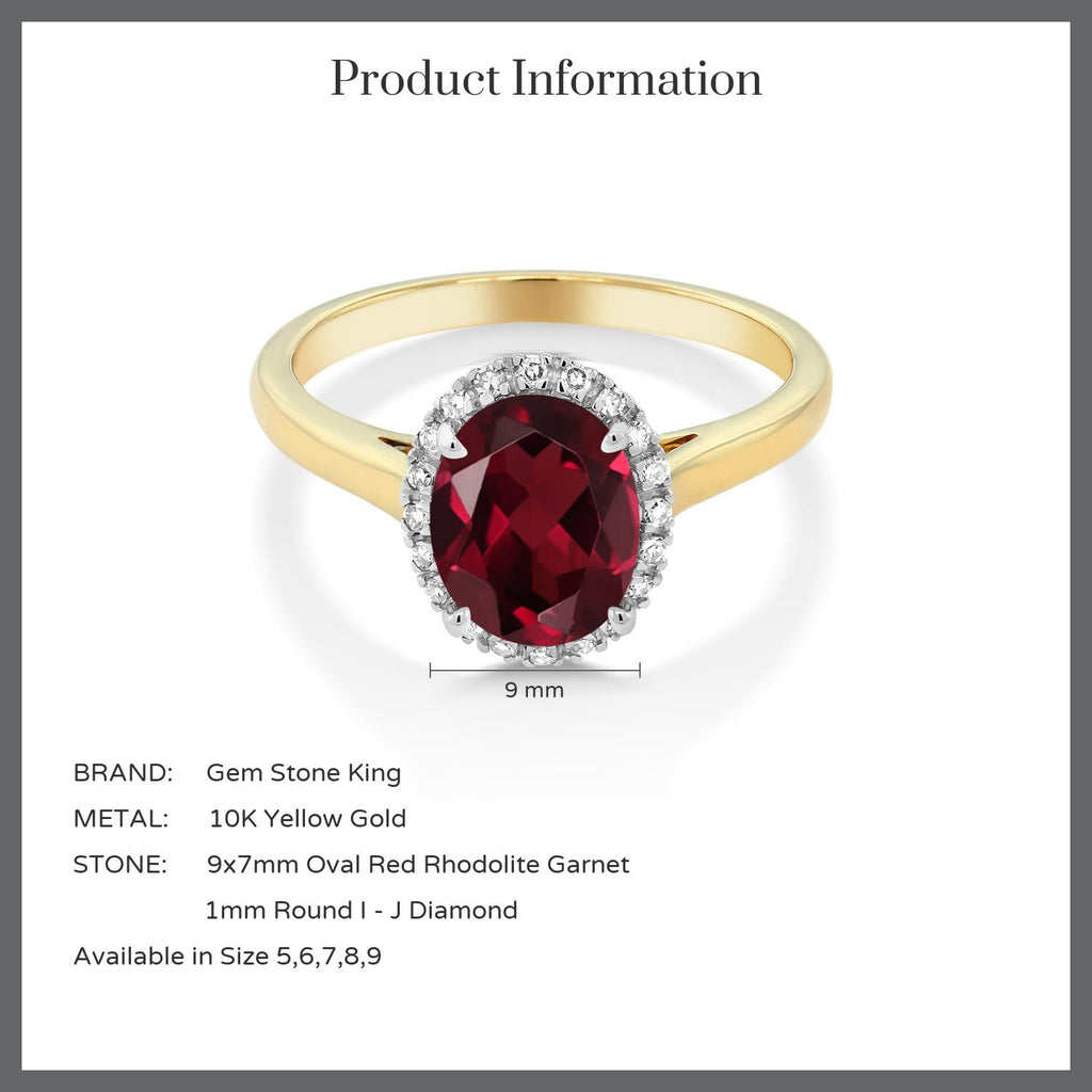 Rhodolite Garnet_7_Ring in 10K Yellow Gold