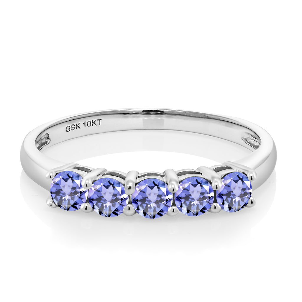 Tanzanite - December_7_Ring in 10K White Gold
