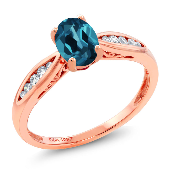 Topaz - November_5_Ring in 10K Rose Gold