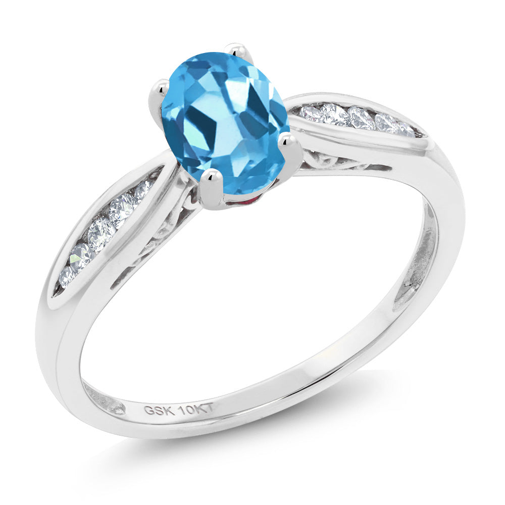 Topaz - November_7_Ring in 10K White Gold