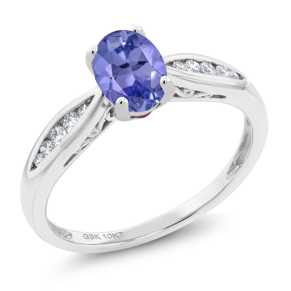 Tanzanite - December_6_Ring in 10K White Gold