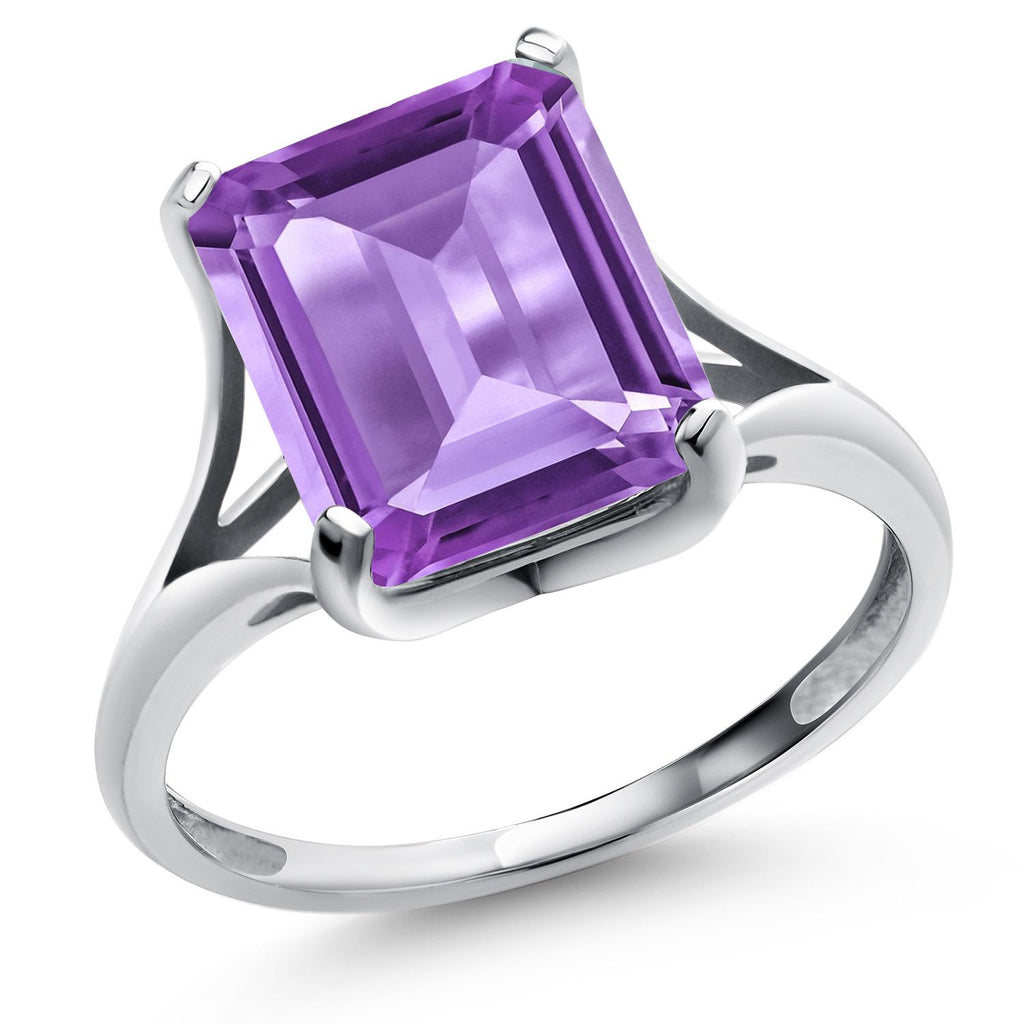 Amethyst - February_6_Ring in 14K White Gold
