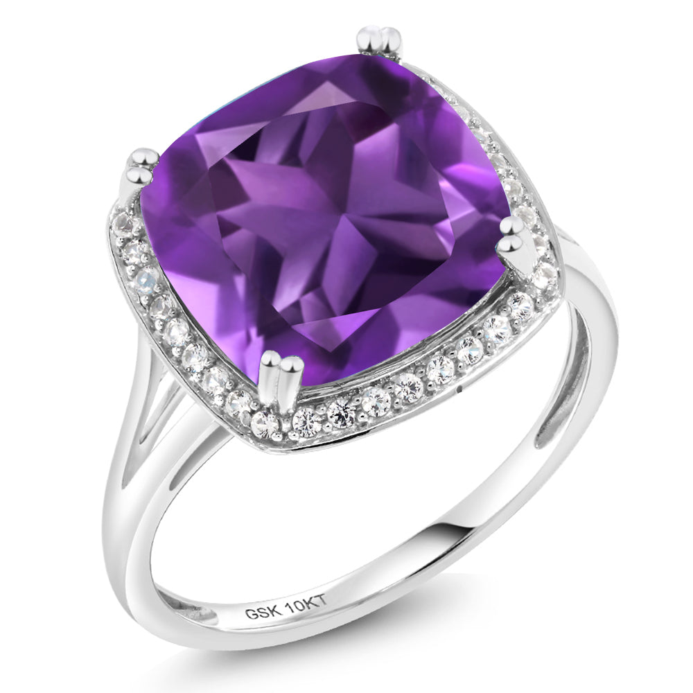 Ring in 10K White Gold