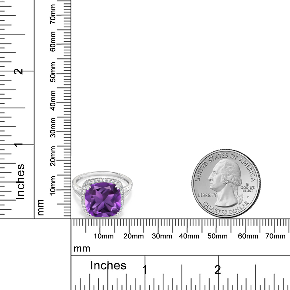 Ring in 10K White Gold