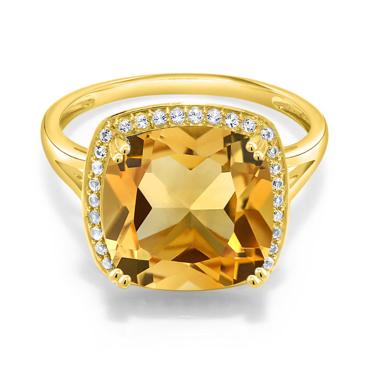 Citrine - November_5_Ring in 10K Yellow Gold