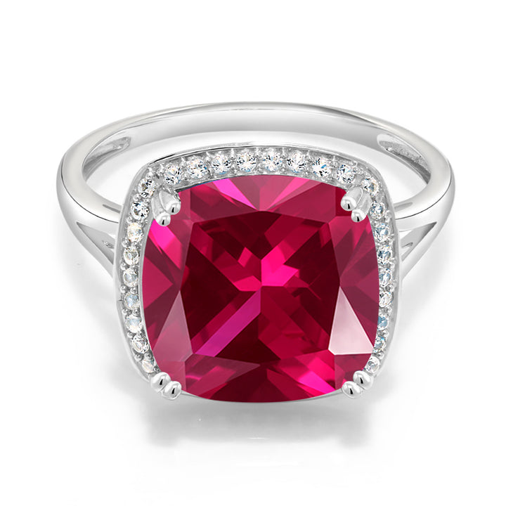 Created Ruby - July_5_Ring in 10K White Gold