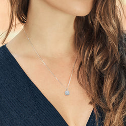 Pendant in 10K White Gold