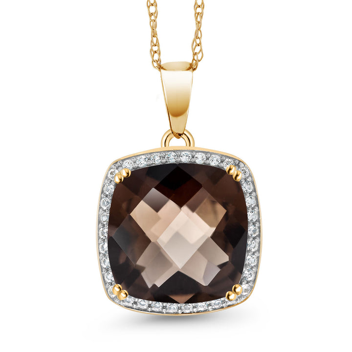 Smoky Quartz-Checkerboard