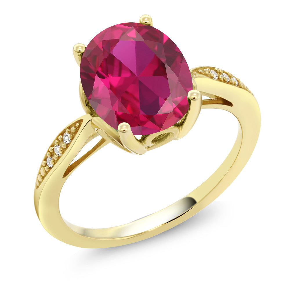 Created Ruby - July_6_Ring in 14K Yellow Gold