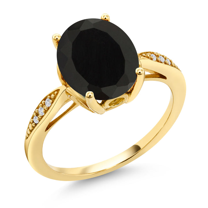 Onyx - December_5_Ring in 14K Yellow Gold