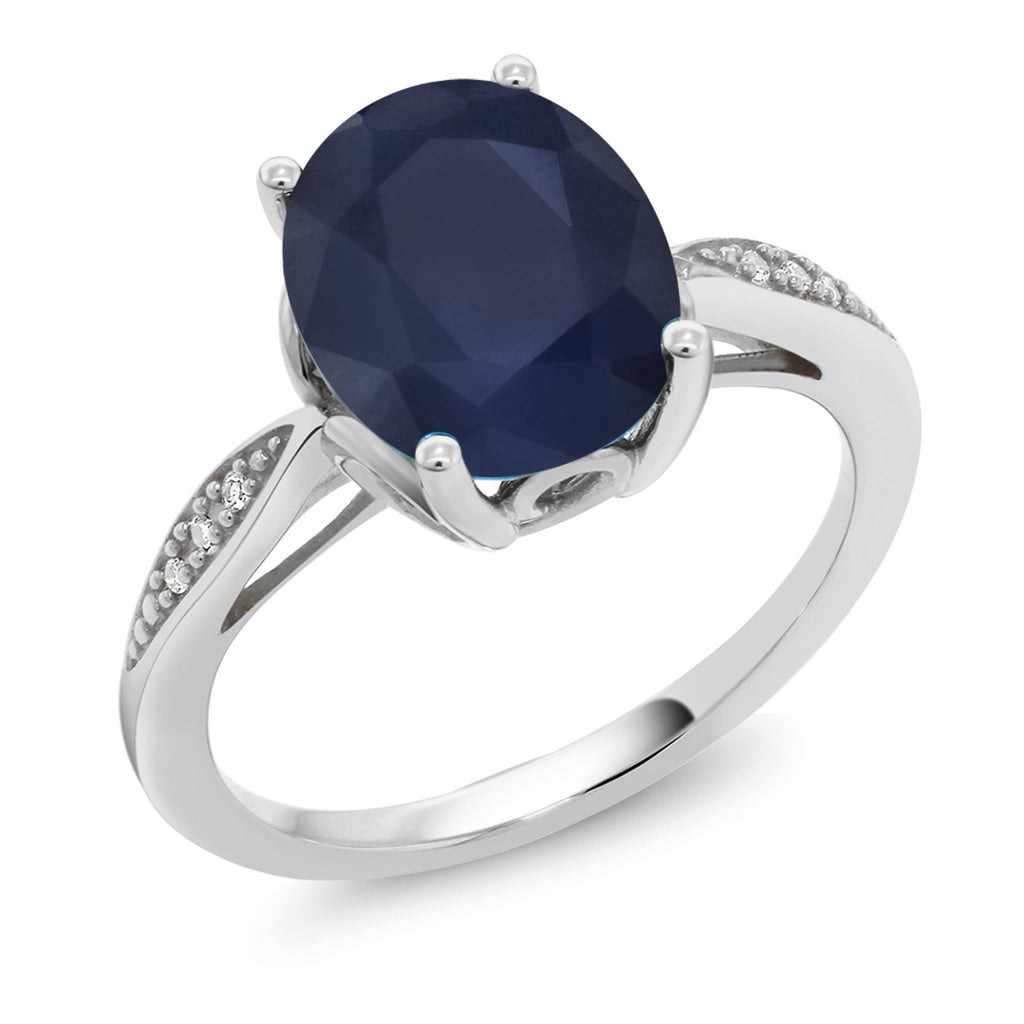 Sapphire - September_7_Ring in 14K White Gold