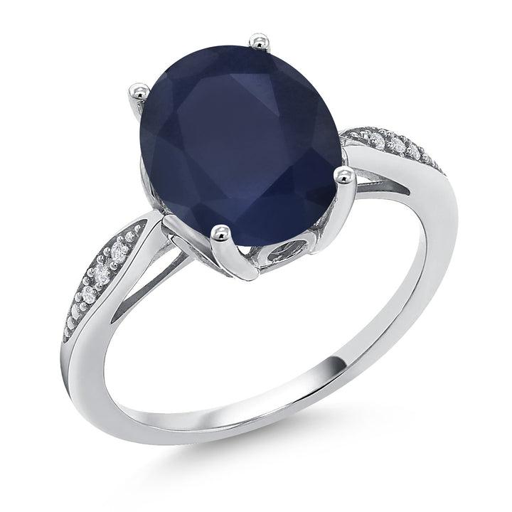 Sapphire - September_5_Ring in 14K White Gold