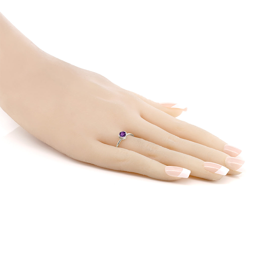 Amethyst - February_6_Ring in 10K White Gold
