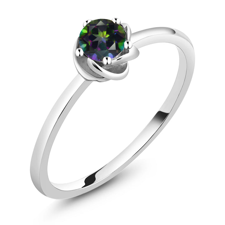 Green Mystic Topaz_8_Ring in 10K White Gold