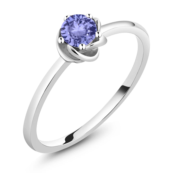 Tanzanite - December_5_Ring in 10K White Gold