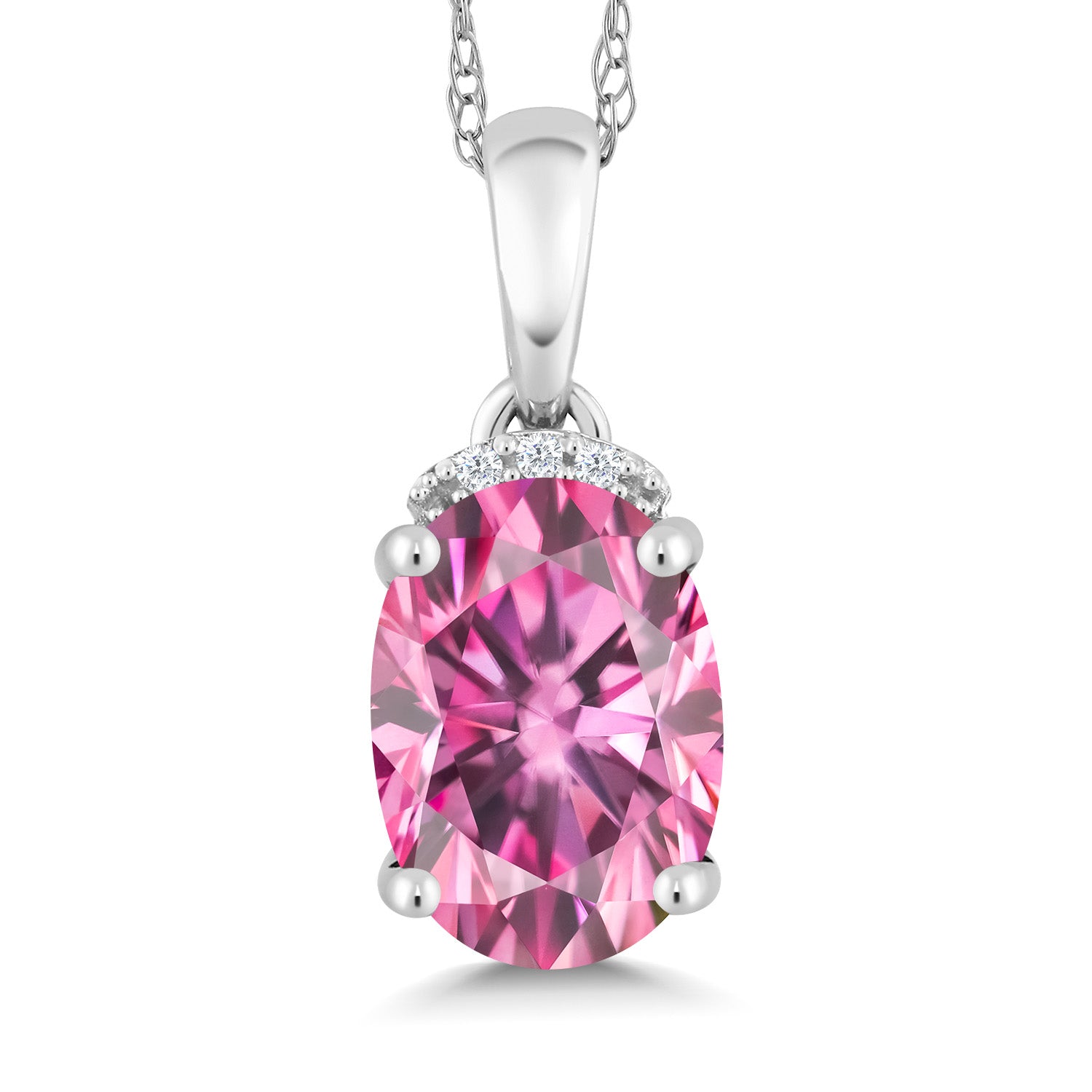 Pink Moissanite - April