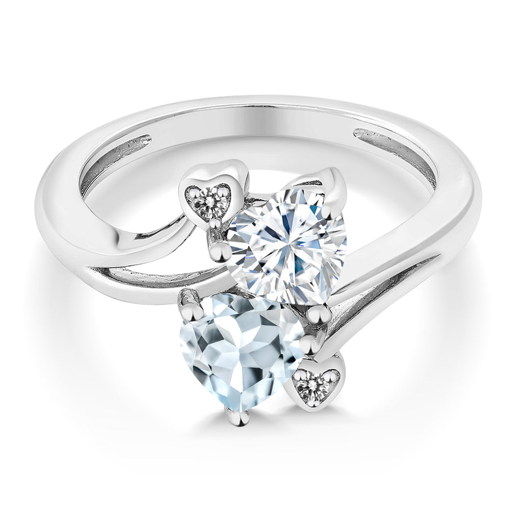 Ring in 10K White Gold