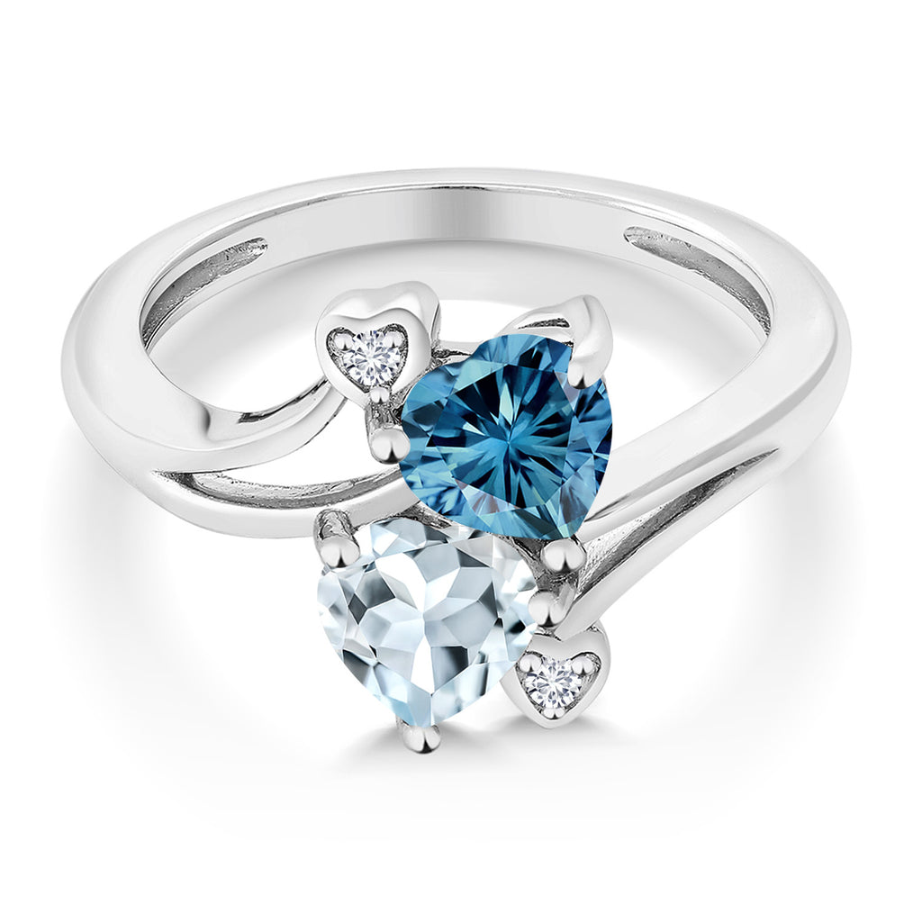 Ring in 10K White Gold
