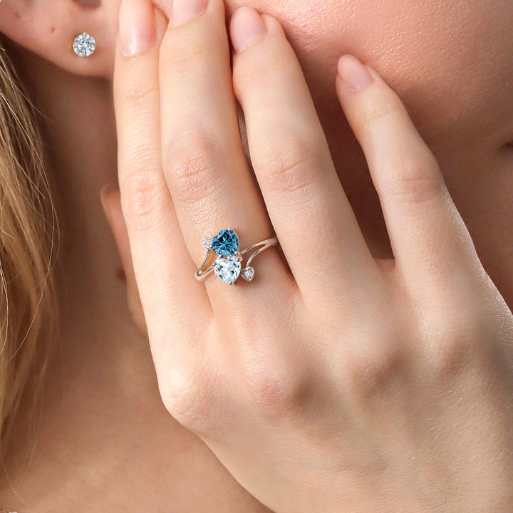 Ring in 10K White Gold
