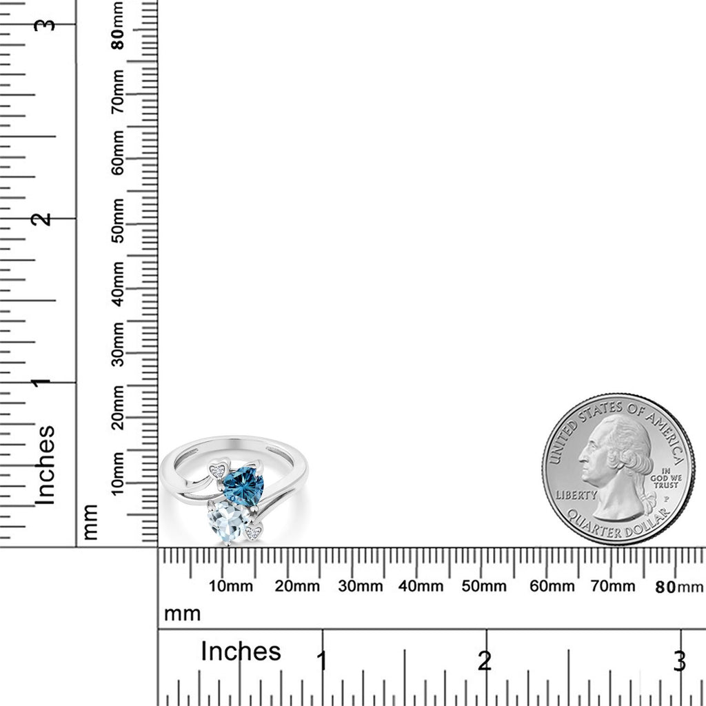 Ring in 10K White Gold