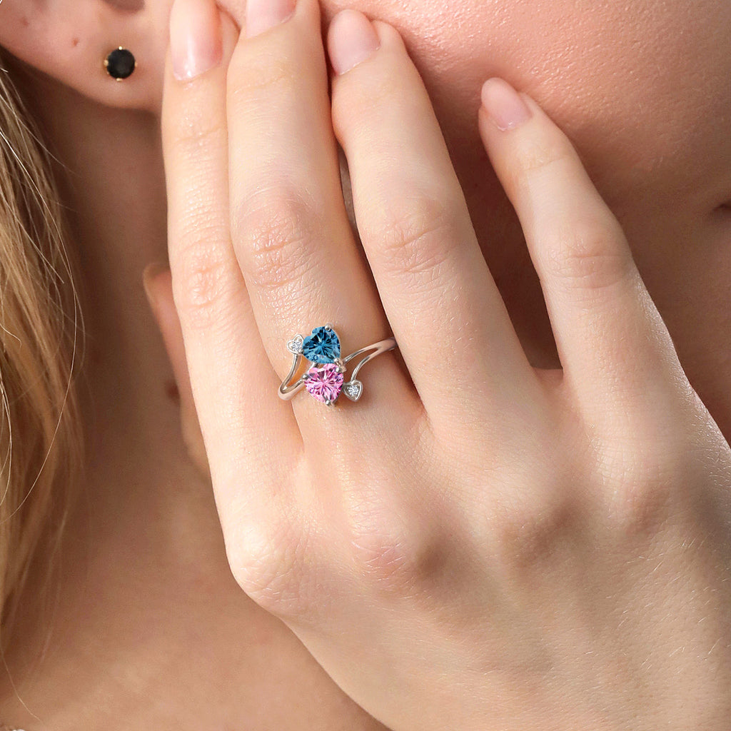 Ring in 10K White Gold