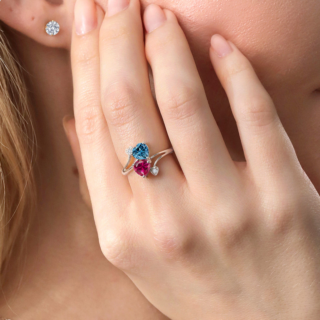 Ring in 10K White Gold