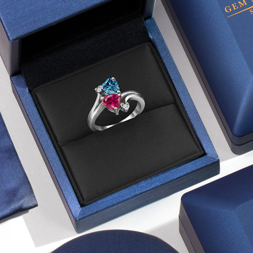 Ring in 10K White Gold