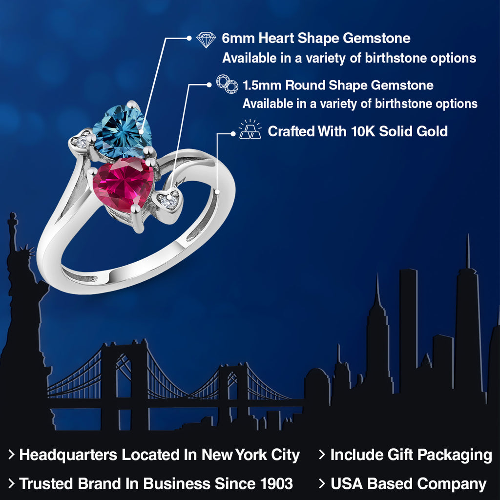 Ring in 10K White Gold